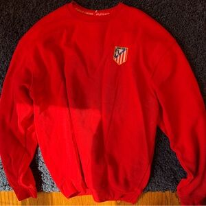 Adidas Red Crewneck Sweatshirt